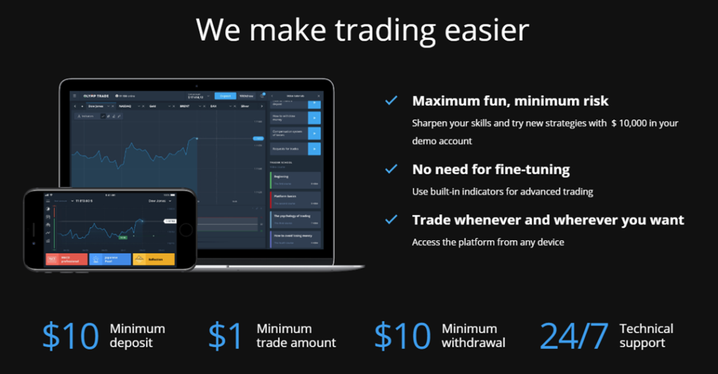Olymptrade.com trading platform